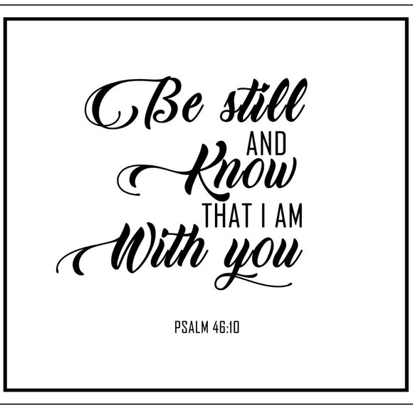 18k Gold "Be Still" Round Necklace - Picture 6 of 11